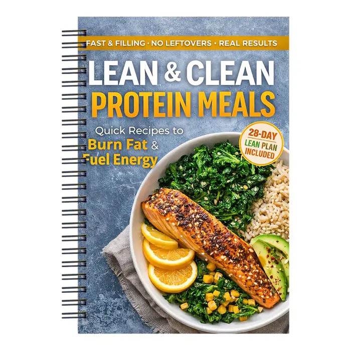 Cuisinier complet de recettes diététiques riches en protéines sur 28 jours avec guide des repas et recettes faibles en calories pour la perte de poids et une alimentation saine