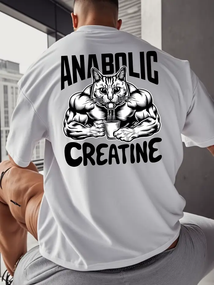 T-shirt de sport décontracté en coton pour homme