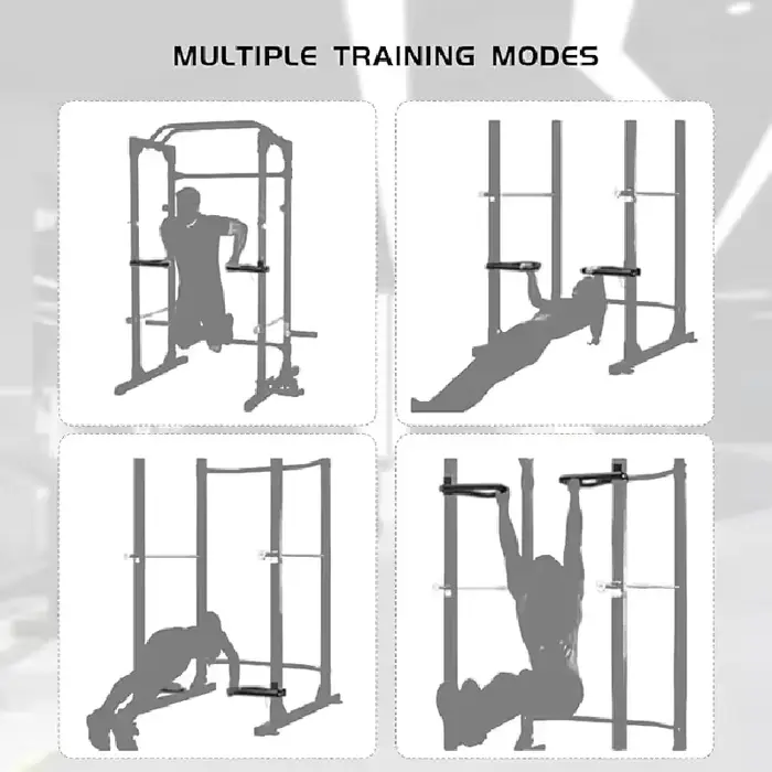 Accessoire de barre de dips pour rack de musculation 3x3 pouces