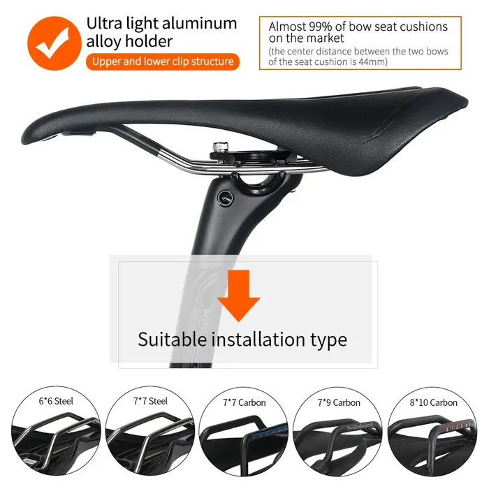 TOSEEK tige de selle en carbone 27.2 31.6mm longueur 400mm noir mat vtt tige de selle de vélo de rou