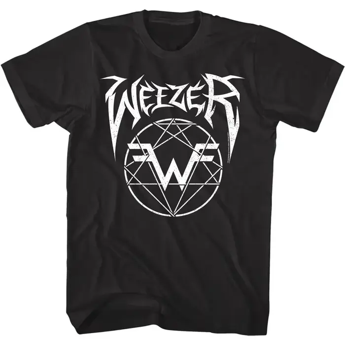 T-shirt pour homme avec logo métallique Weezer