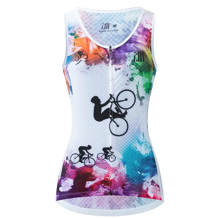 Gilets de cyclisme pour femmes, maille respirante, protection UV, vêtements de vélo pour dames
