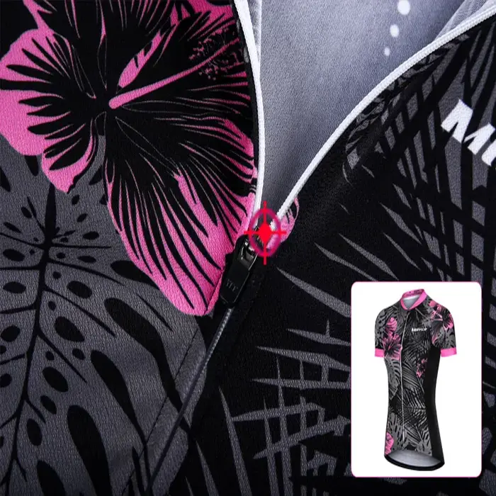 Maillot de cyclisme à manches courtes pour femme