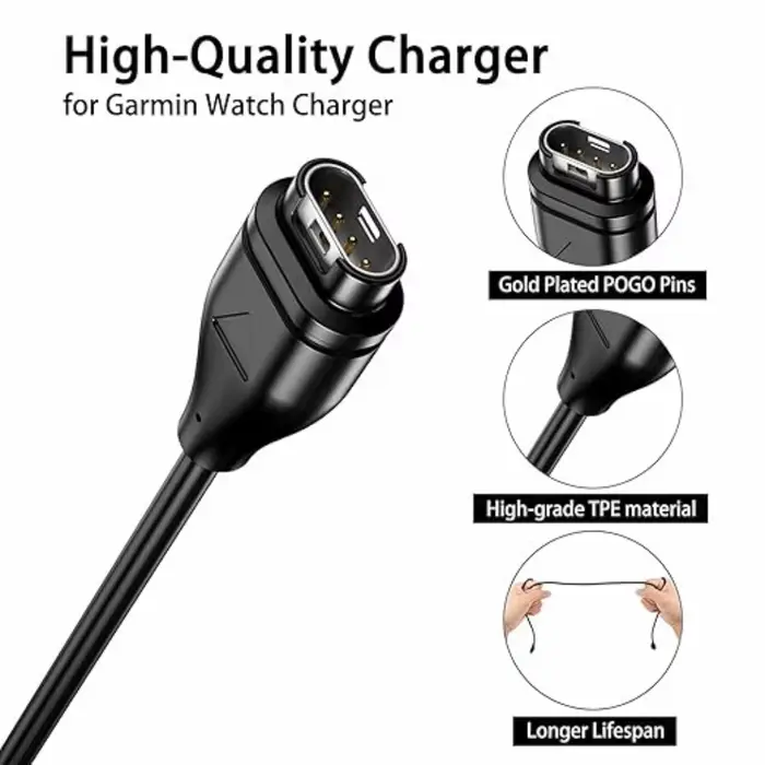 Chargeurs de remplacement adaptés à Garmin Approach S70 S60 S42 S40 S12 S10 G12