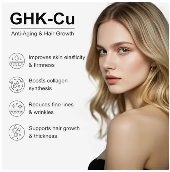 Complément de peptides de cuivre GHK-CU pour les cheveux et la peau en capsules - (Maison & Jardin)