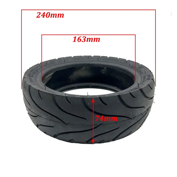 CST 10x2.70-6.5 pneu Tubeless pneu à vide de haute qualité pour les composants de roue pneumatique d