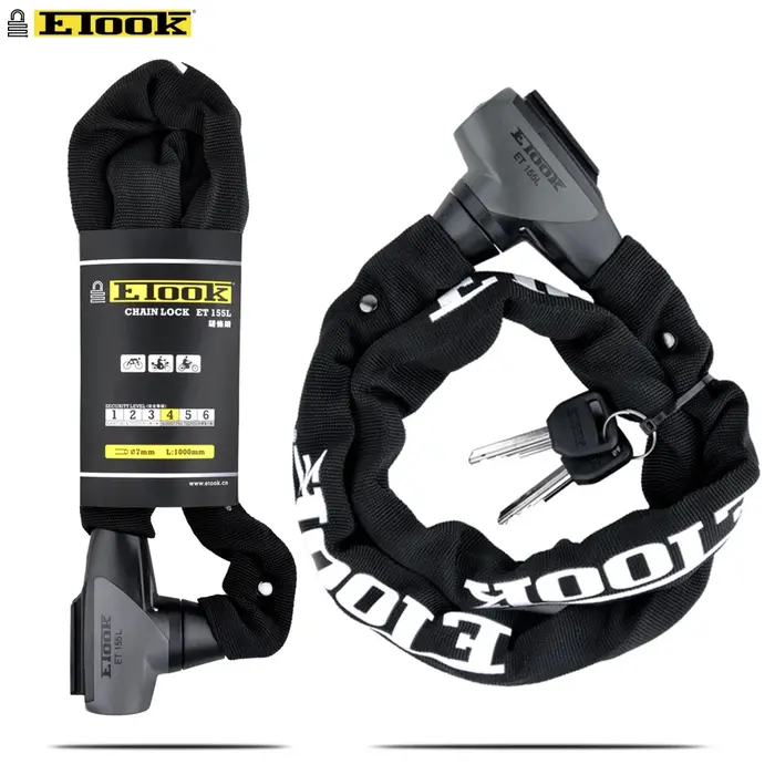 Etook-Serrure portable JOLock pour vélo de route et VTT, accessoires de bicyclette, gril en nylon 90