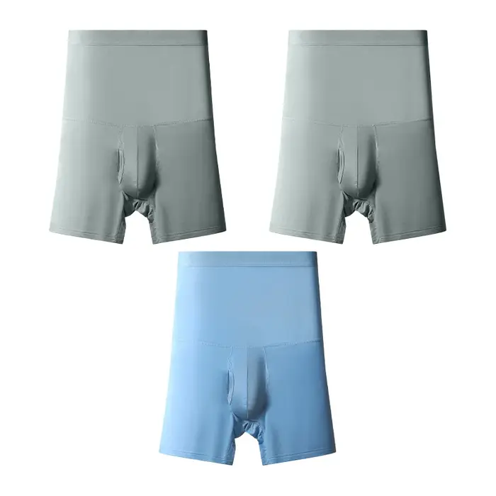 3 pièces sous-vêtements de sport pour hommes: taille haute