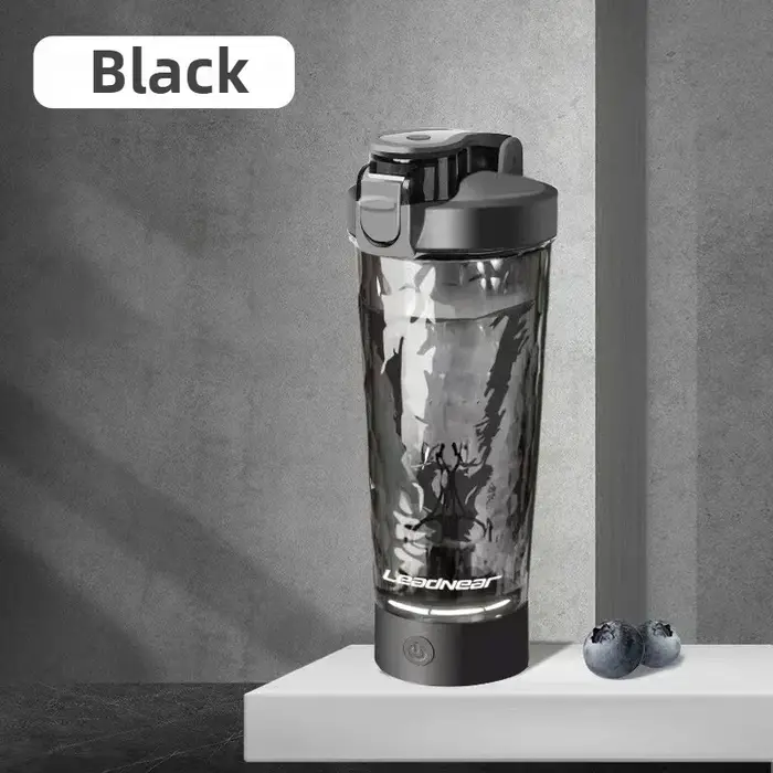 Bouteille mélangeuse électrique automatique 650 ml pour protéines en poudre, shaker, mélangeur, bout