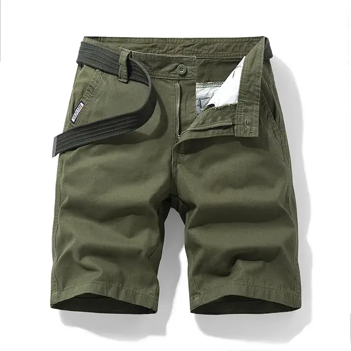 Shorts Cargo Baggy Homme 2026 de Marque – Bermuda de Travail Multi-Poches en Coton pour l'Été