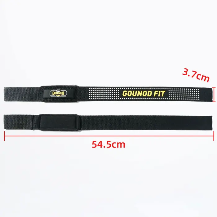 1PC/2PC GOUNOD sport Booster ceinture poignée ceinture Fitness barres de traction traction traction Silicone antidérapant résistant à l'usure Deadlift ceinture
