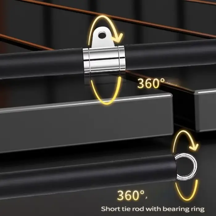 Barre de traction lat de fitness détachable réglable 360 ° Poignée rotative pour accessoires de gymnastique de machine
