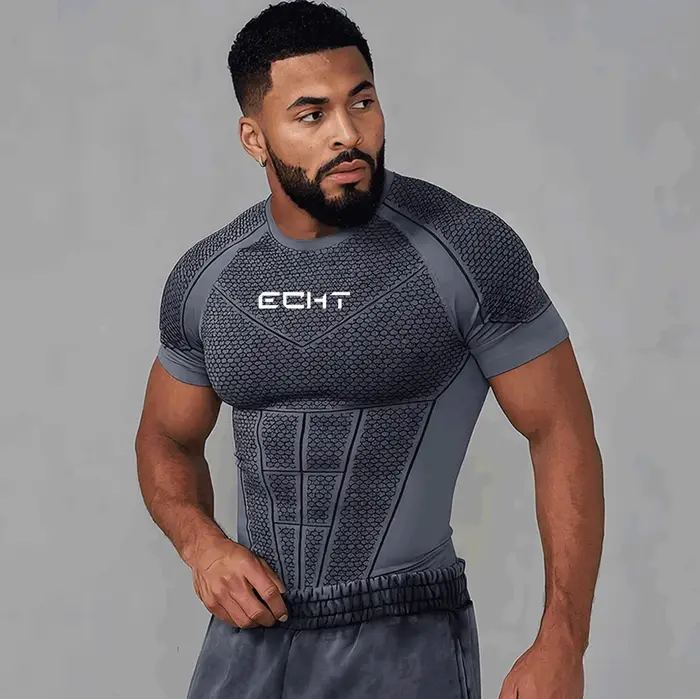 T-shirt MMA Rashguard à manches longues pour hommes