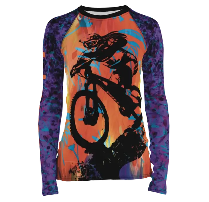 Vêtements de cyclisme à manches longues pour femmes