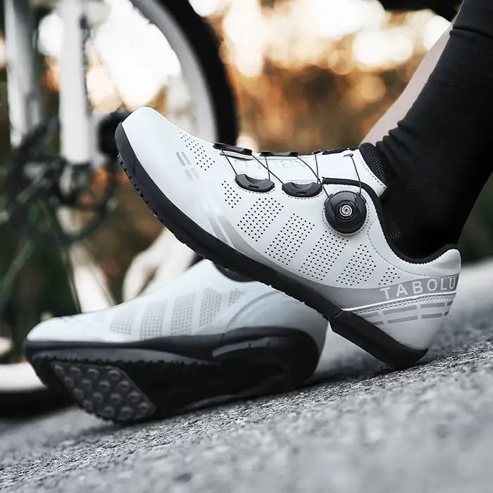 Hommes Non verrouillables VTT chaussures sans crampons vélo de route Rb vitesse Non taquet chaussure