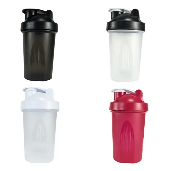 Shaker de 600 ml/20 oz, meilleur gobelet de fitness portable, shaker de protéines sans BPA avec mélangeur pour les passionnés de fitness et les athlètes