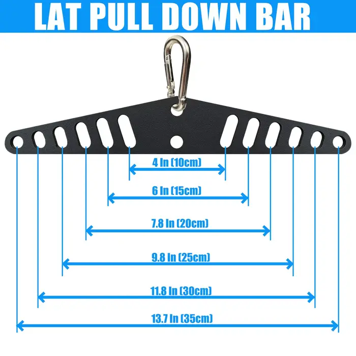Barre de traction pour Triceps, Fitness, lourd et réglable, poignée de traction LAT, force, entraîne