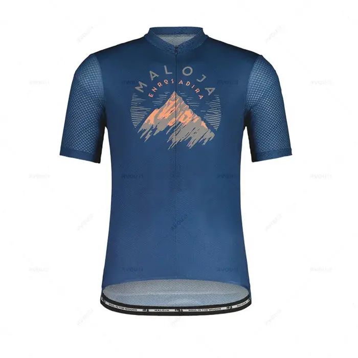 Ensemble de maillot de cyclisme Maloja pour hommes, respirant, course d'équipe, sport, vélo, vêtemen