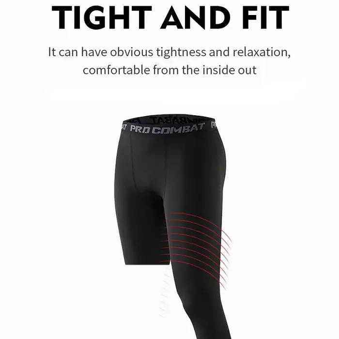 Leggings de basket-ball à jambe unique pour hommes
