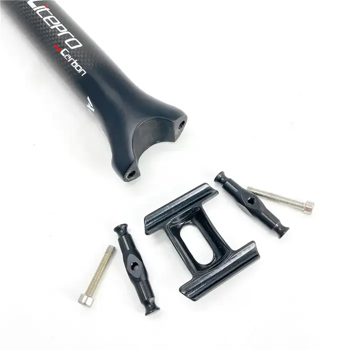 Litepro pour vélo Birdy tige de selle en Fiber de carbone 34.9mm 580mm pour vélo pliant Birdy tige d