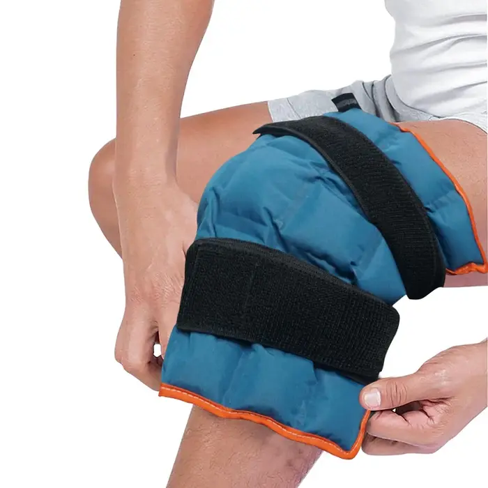 Enveloppe de glace pour le genou pour blessures, genouillères auto-absorbantes, compresse de glace,