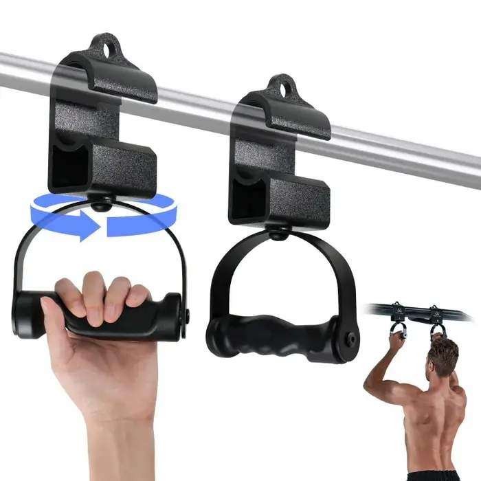 Poignées de traction rotatives pour haltère, entraînement physique, poignée torsadée pour cadre de p