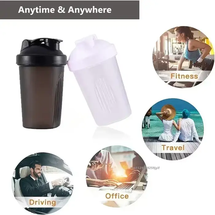 Shaker à protéines Portable 400ml/600ml