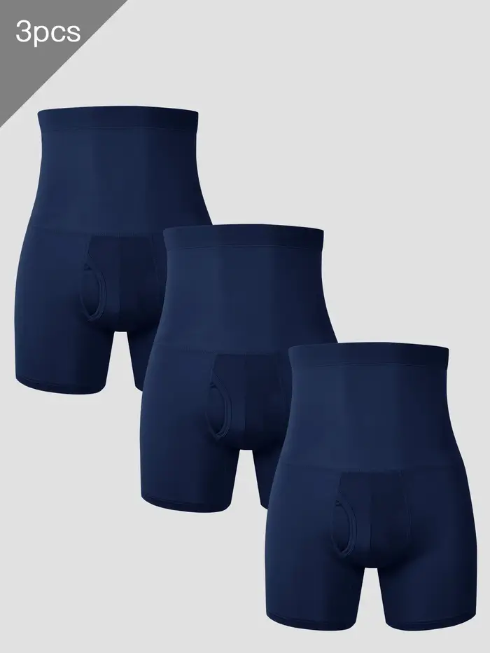Sous-vêtements de sport pour hommes 3 pièces: taille haute