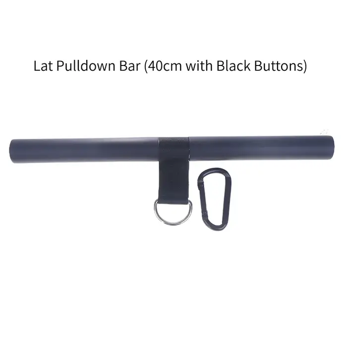 Accessoire de gym à domicile : Barre de traction de 40 cm, équipement essentiel pour la musculation à domicile, accessoires durables pour la traction dorsale (LAT) et les triceps.
