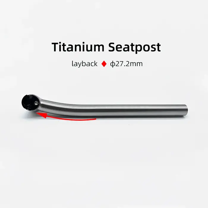 Tige de dégager en alliage de titane pour vélo de route et VTT, tube postérieur flottant, accessoire