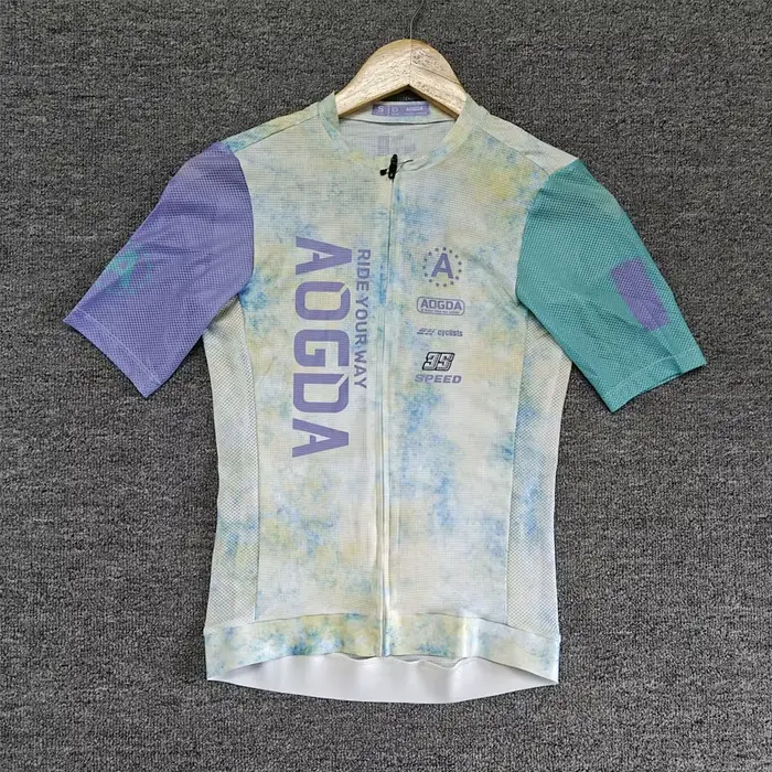 AOGDA Pro Team Aero maillot de cyclisme haute qualité léger vtt vélo de route maillot respirant vête