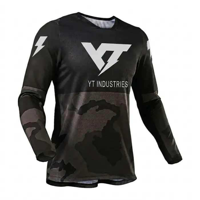 Maillot de course YT pour le cyclisme en descente, la moto, le BMX, le VTT, les sports de motocross,