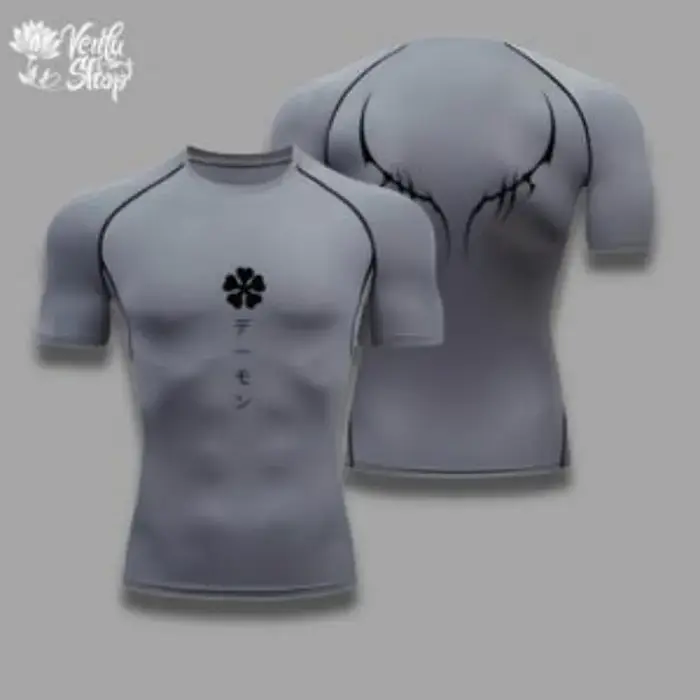 Chemise de compression | Trèfle noir