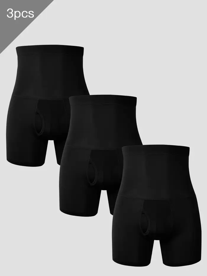 Sous-vêtements de sport pour hommes 3 pièces: taille haute