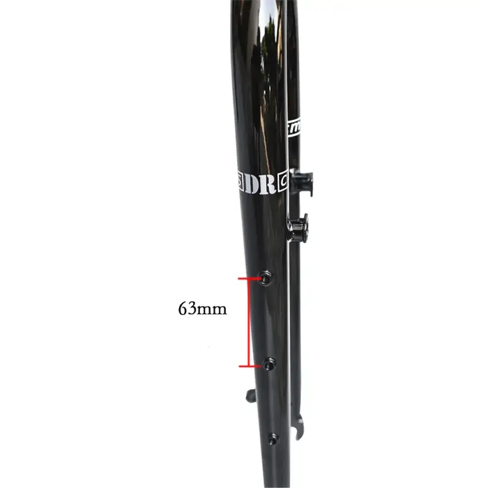 26/27.5ER DARKROCK CM-5 cr-mo Steels fourche avant 28.6mm disque et V frein vtt fourche rigide pièce