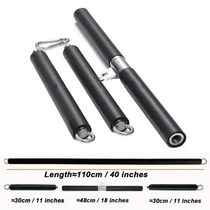Barre de traction lat de fitness détachable réglable 360 ° Poignée rotative pour accessoires de gymnastique de machine
