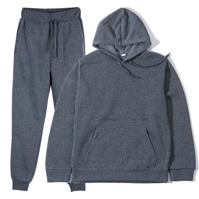 Combinaisons de sport pour hommes, survêtement à la mode, sweat à capuche + pantalon, ensemble deux