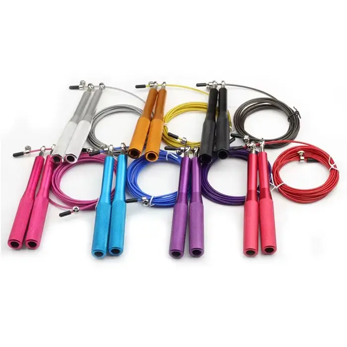 New Fitness Heavy Steel Wire Jump Rope for Crossfit Speed Training Box MMA Gym Exerciser Skipping