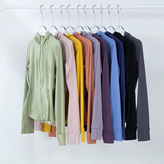 LULU FLORA Vêtements de yoga veste de sport respirante pour femme