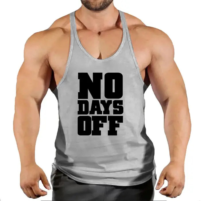 Été Y dos Gym Stringer débardeur hommes coton vêtements musculation sans manches chemise Fitness gilet musculaire Singlets entraînement réservoir