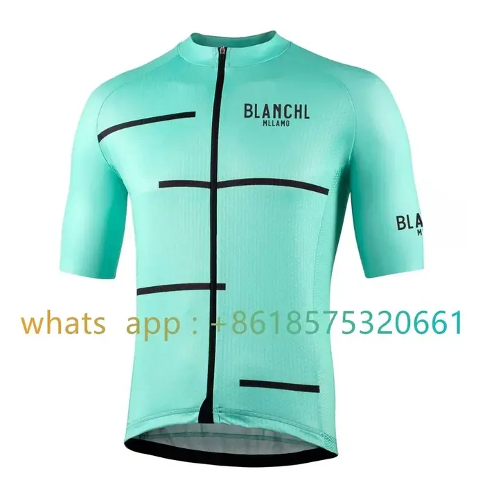 Blanchl – maillot de cyclisme à manches courtes