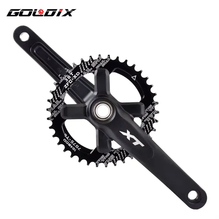 XT – pédalier de vélo en alliage d'aluminium, 104BCD, 170mm, 175mm, noir, rond, ovale, 32T, 34T, 36T