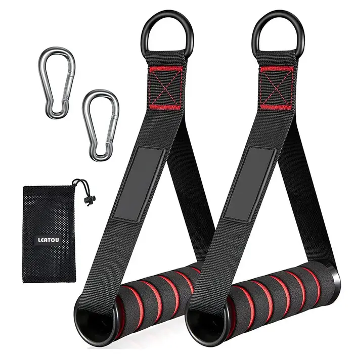 Triceps abaissement corde visage tirer poignées pousser tirer vers le bas cordon pour Biceps dos épa