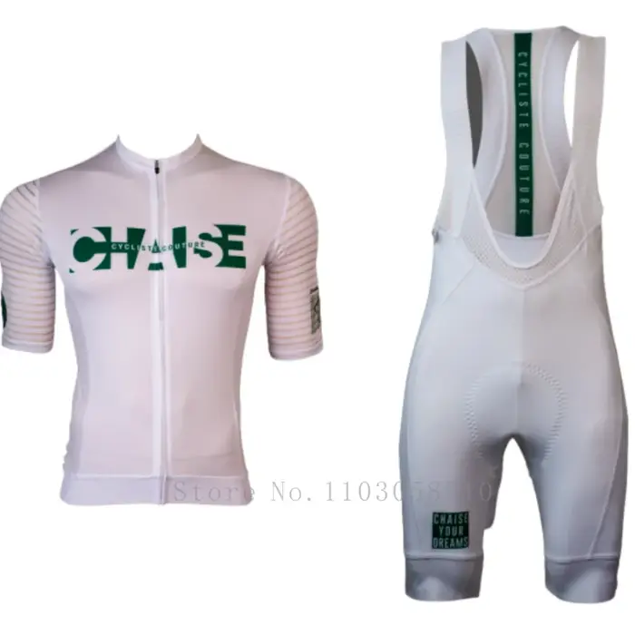 Chaise Cycliste Maillot de cyclisme ensemble vêtements hommes vtt vélo à manches courtes chemise route cuissard Kit