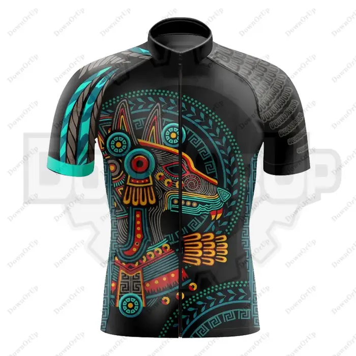 MEXICO-Vêtements de cyclisme pour hommes, uniforme de cycliste, maillot à manches courtes, été, vélo