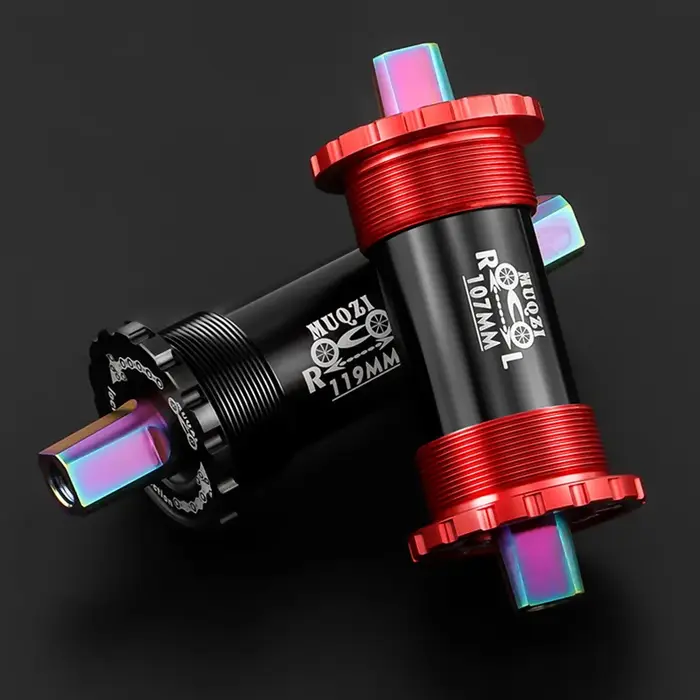 Roulement en céramique support de pédalier de vélo 68*103 107 110 113 119 122mm axe carré en titane 