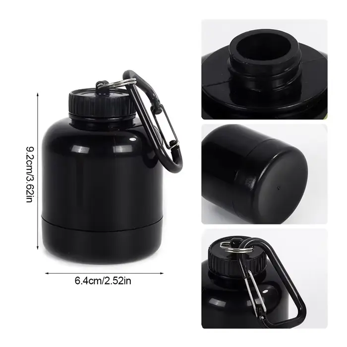 Bouteille de poudre de protéines Portable avec porte-clés de lactosérum