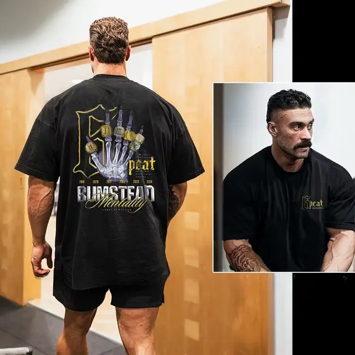T-shirt décontracté CBUM Chris Fitness Training Gym pour hommes et femmes