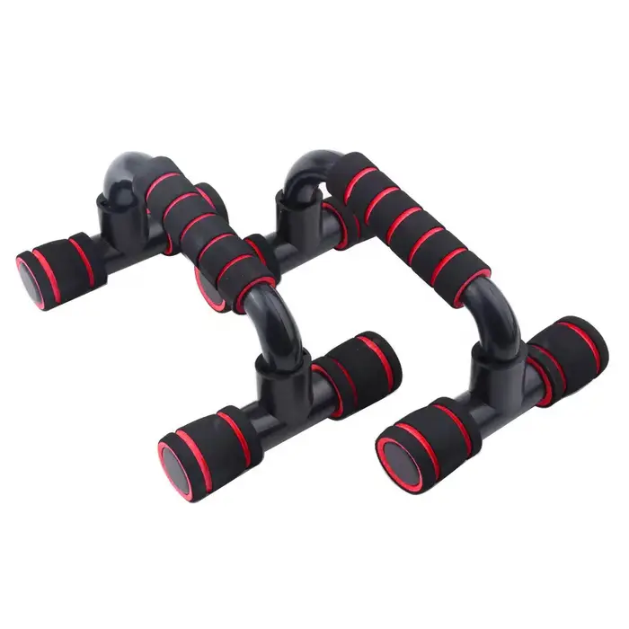 1 paire de barres de pompes ergonomiques pour hommes - Supports d'entraînement de force portables antidérapants avec
