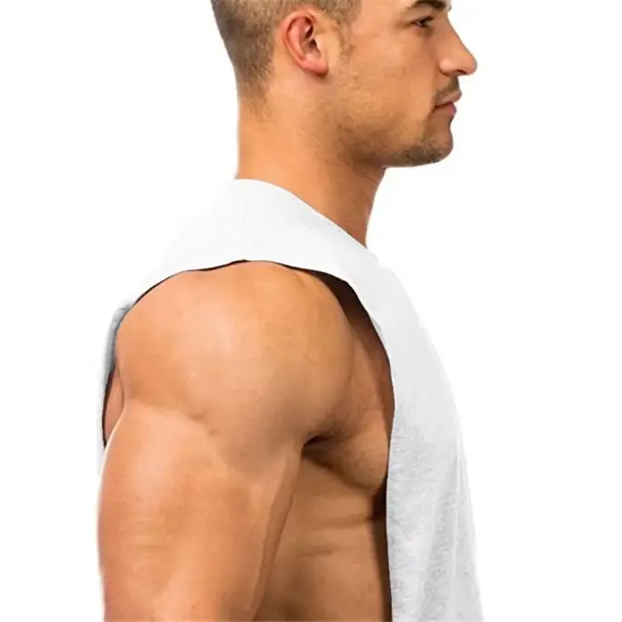 Muscleguys Gym Tank Tops Trends Vêtements pour hommes Gilet de fitness décontracté